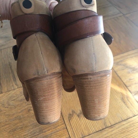 Rag & bone camel suede harrow booties, size 39.5 - Picture 11 of 13